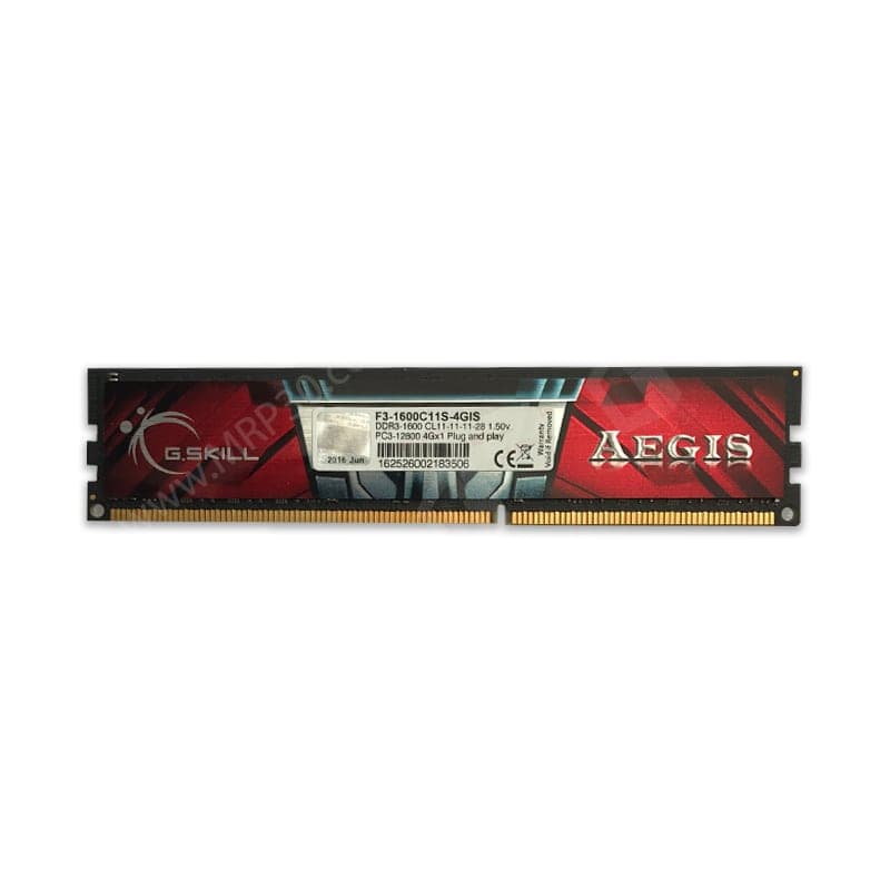 رم جی اسکیل G.SKILL AEGIS 4GB DDR3 1600Mhz cl11 استوک — تصویر ۳