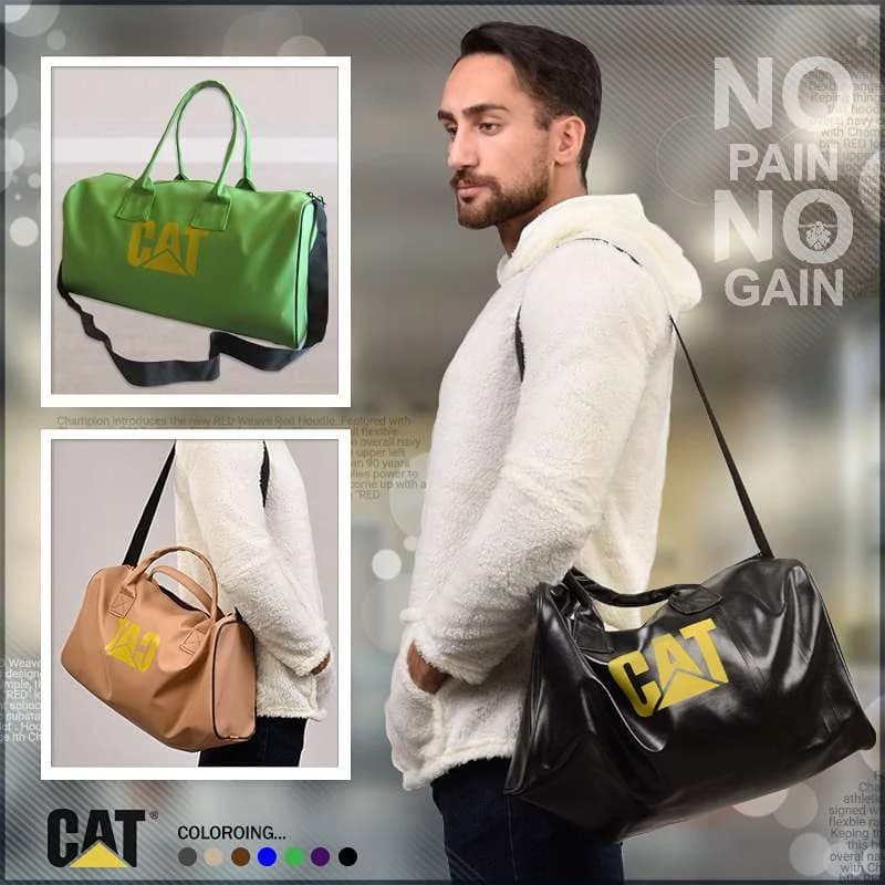 ساک ورزشی چرمی CAT — تصویر ۶