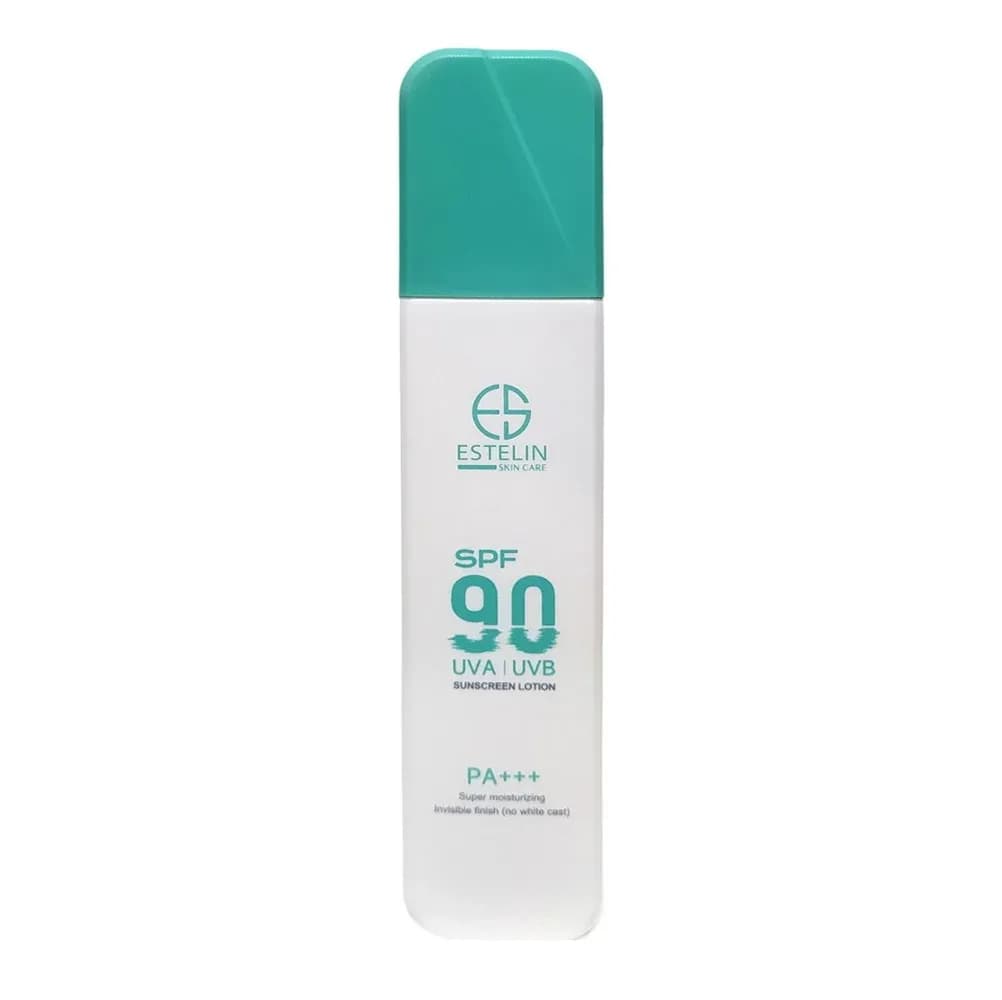 لوسیون ضدآفتاب استلین spf90 مدل مرطوب کنند و آبرسان Estelin