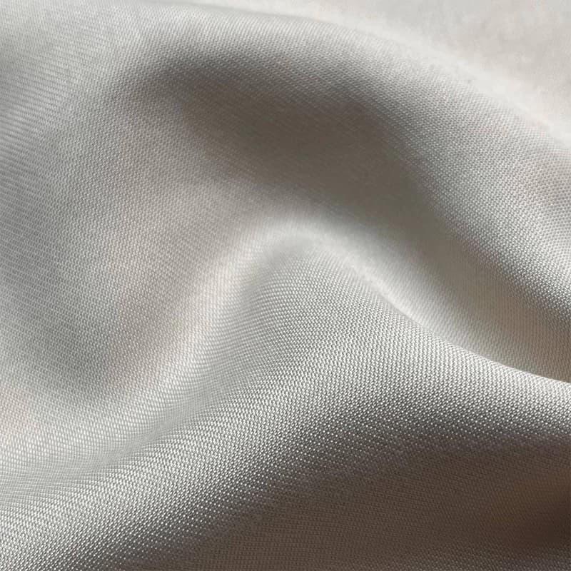 پارچه کتان سیلک ابریشم (کوپرا) کرم — تصویر ۳
