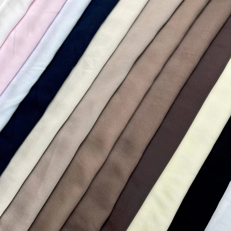 پارچه کتان سیلک ابریشم (کوپرا) صورتی روشن — تصویر ۴