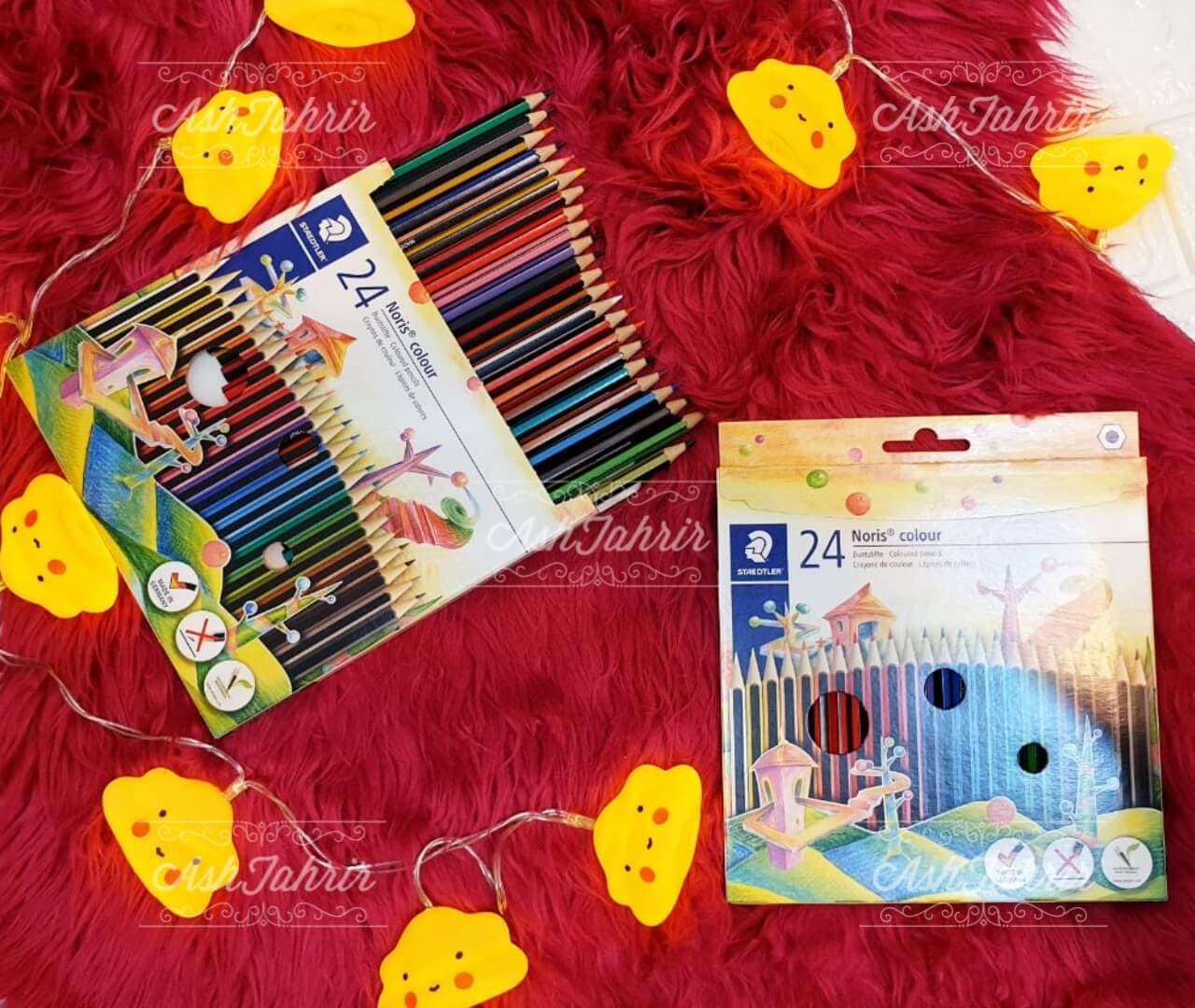 مداد رنگی 24 رنگ استدلر مدل نوریس Staedtler Noris Color 185CD24