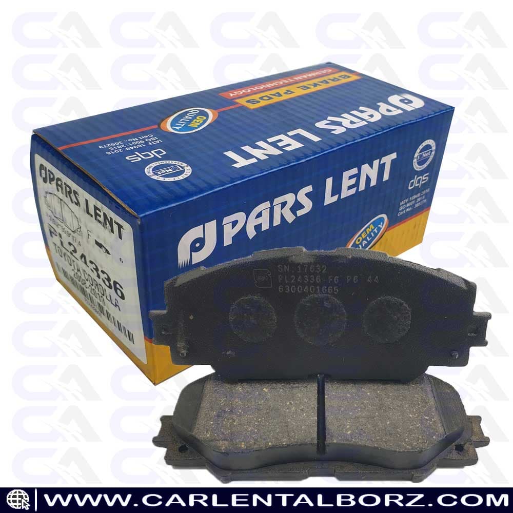 لنت ترمز جلو تویوتا راو 4 2017 – 2019 نوع B پارس لنت PARS LENT