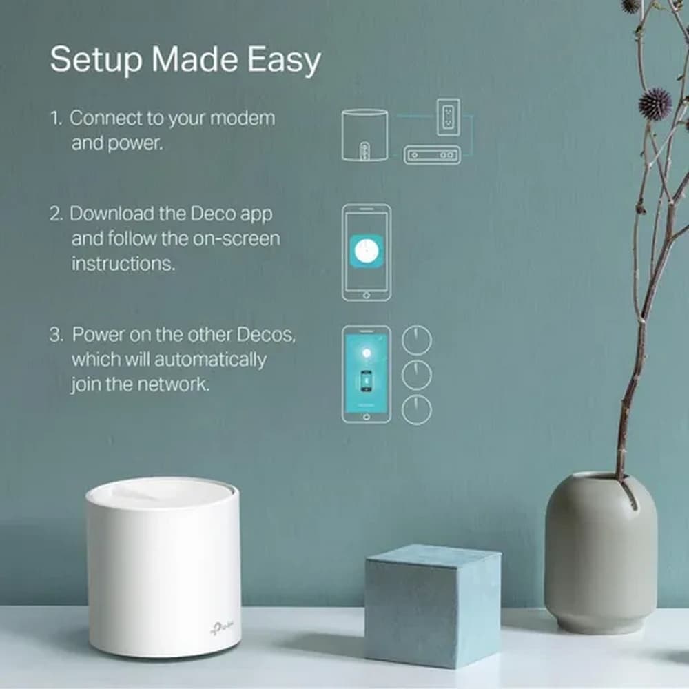 روتر تی پی لینک مدل TP-Link Deco X20 (1 Pack) با گارانتی 36 ماهه شرکتی — تصویر ۵