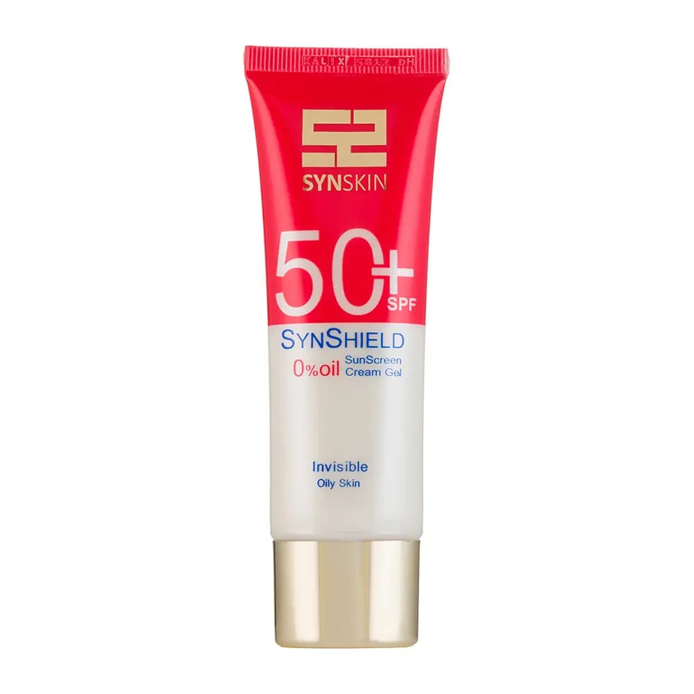 کرم ژل ضد آفتاب بی‌رنگ ساین شیلد +SPF50 ساین اسکین پوست چرب حجم 50 میل