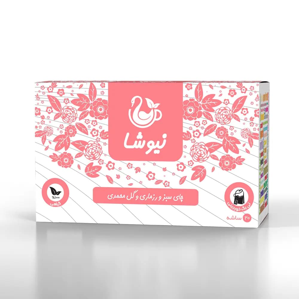چای سبز و رزماری و گل محمدی — تصویر ۲