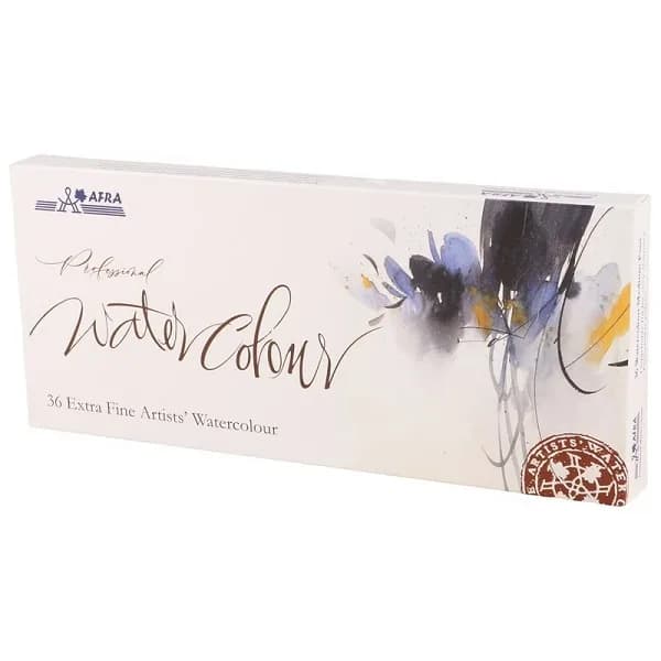 آبرنگ 36 رنگ افرا مدل Half Pans