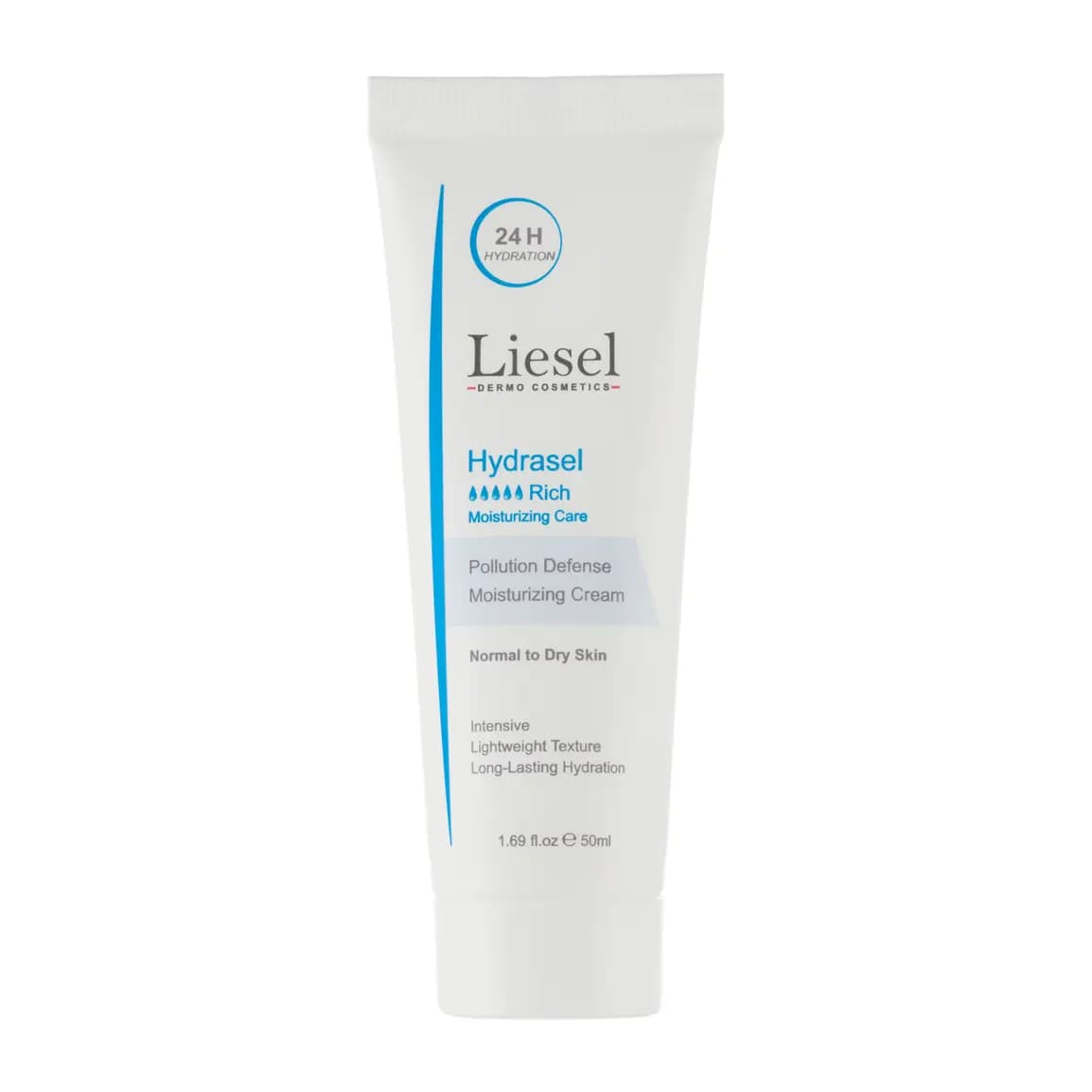 کرم آبرسان لایسل پوست خشک و نرمال مدل Hydrasel Rich حجم 50 میل