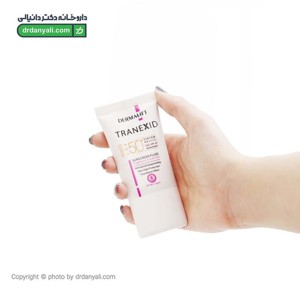 فلوئید ضد آفتاب ترنکسید SPF50 درمالیفت 40 میلی لیتر — تصویر ۴
