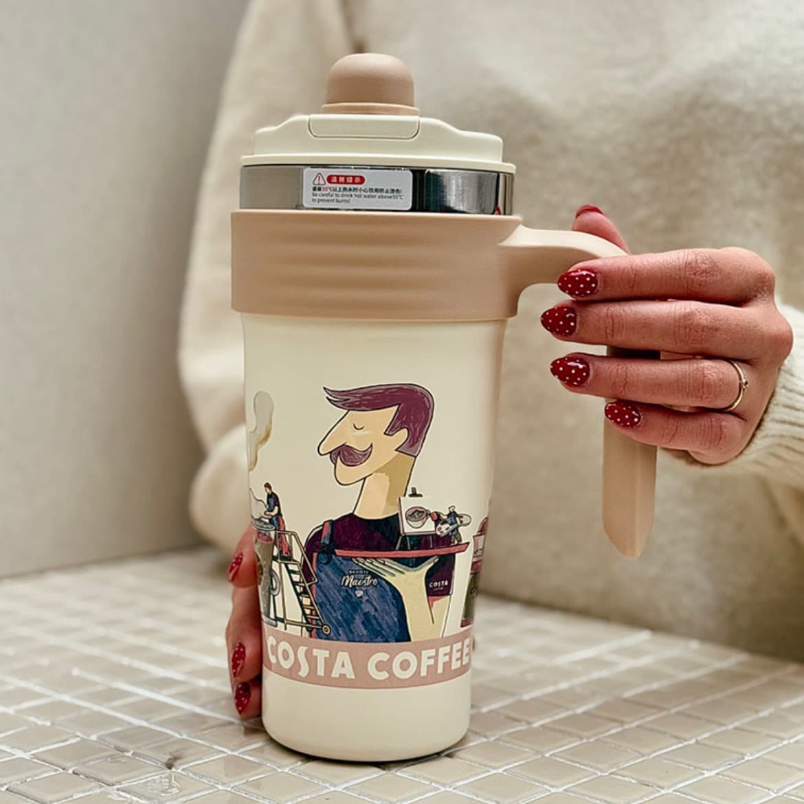 تامبلر ۱۰۰۰ میلی‌لیتری برند COSTA COFFEE (کد ۴۷۵۳) — تصویر ۲
