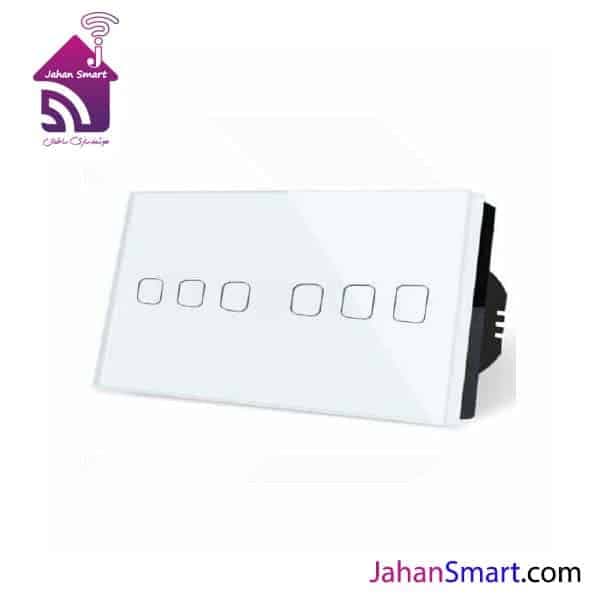 کلید لمسی شش پل هوشمند WiFi مدل EG6 تویا