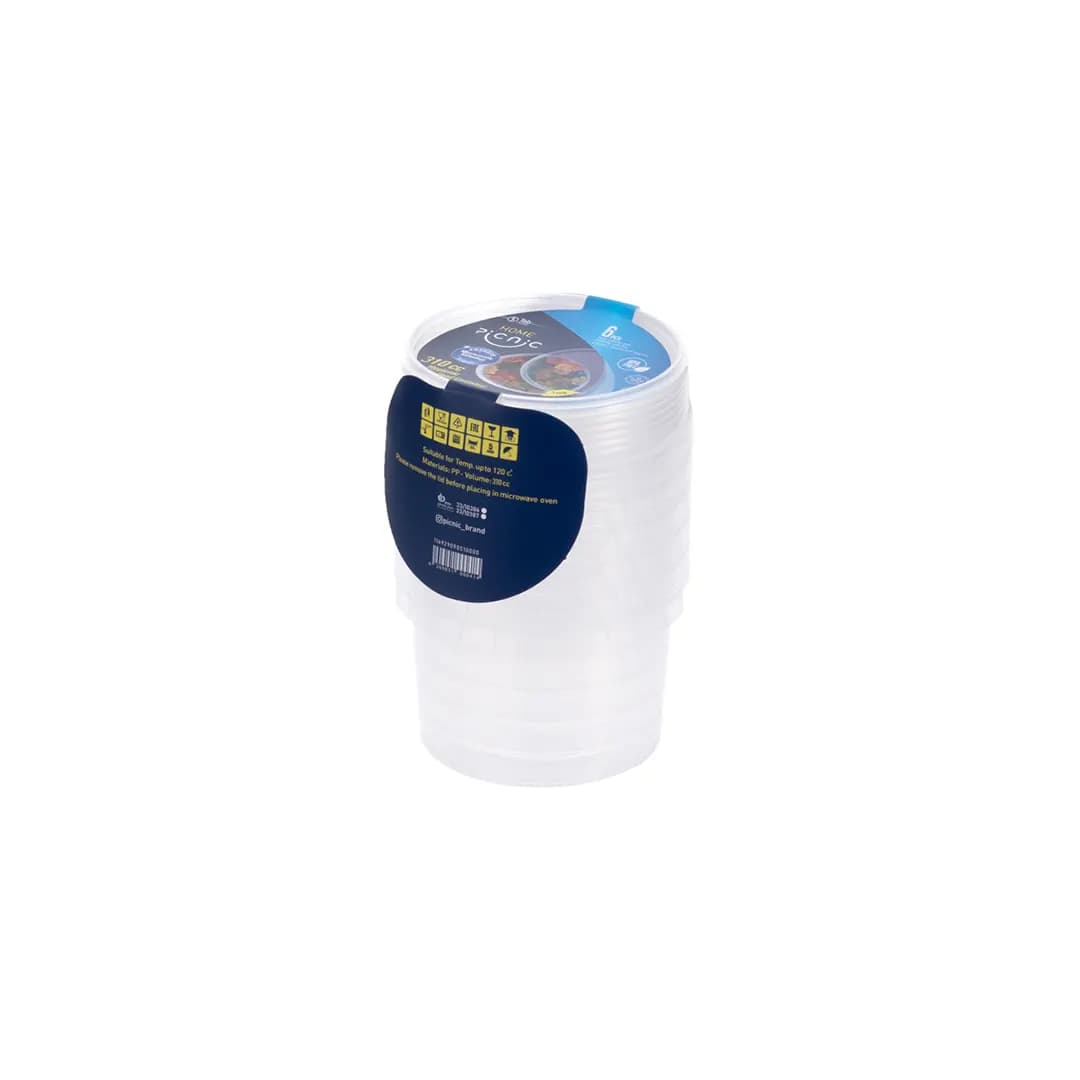 سطل ماکروویوی 310cc بسته 6 عددی – پیکنیک هوم — تصویر ۴