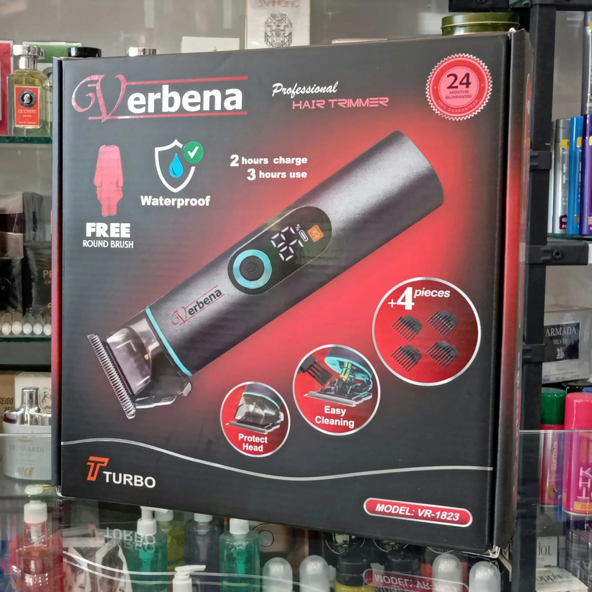 ماشین اصلاح سر و صورت حرفه ای وربنا مدل Verbena VR-1823 — تصویر ۲