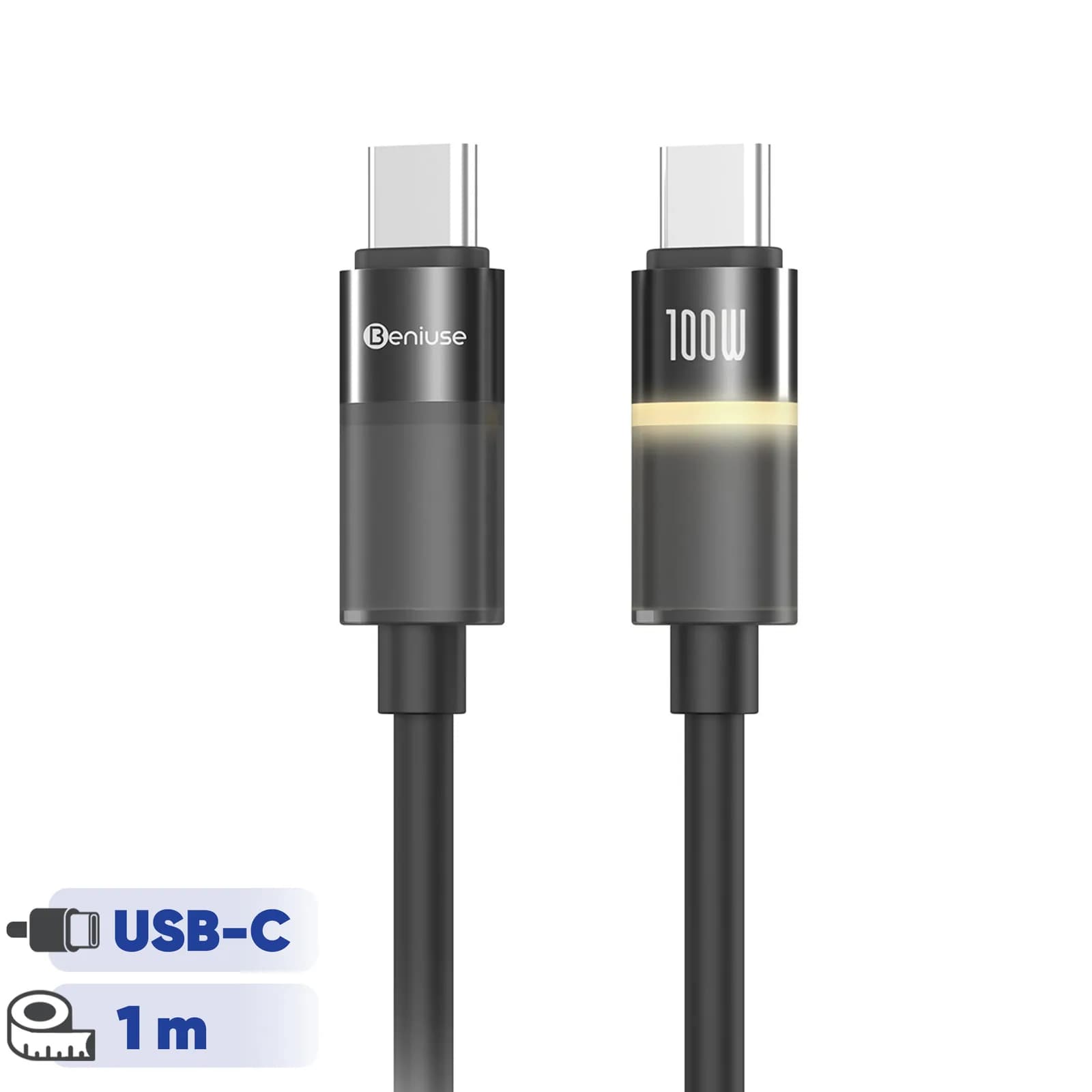 کابل USB-C بنیوس مدل BE-CA10 طول 1متر — تصویر ۴