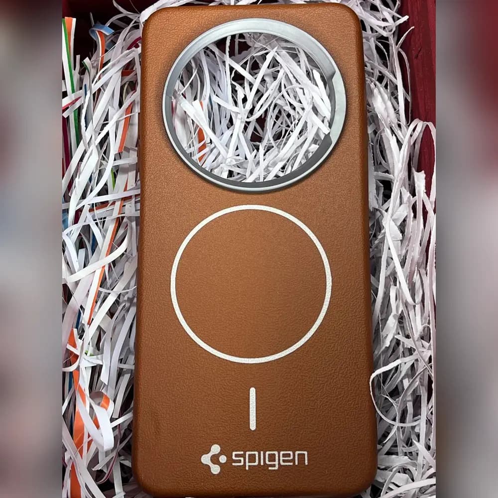 گارد چرمی مگسیف spigen برای شیائومی xiaomi redmi 14c — تصویر ۵