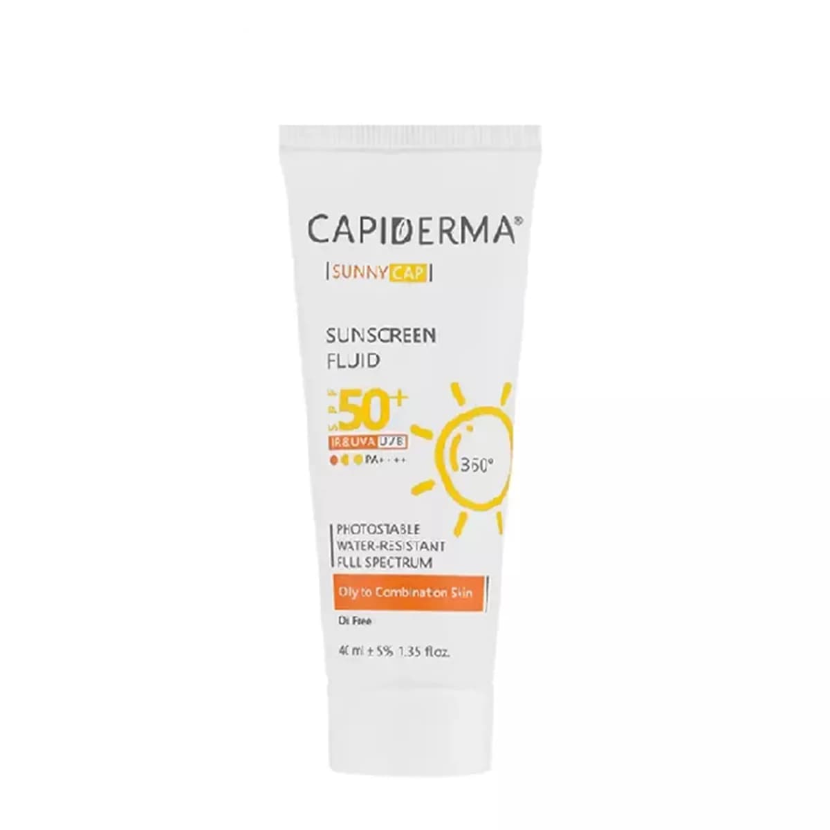فلوئید ضدآفتاب بی رنگ +SPF 50 پوست چرب | کپیدرما — تصویر ۲