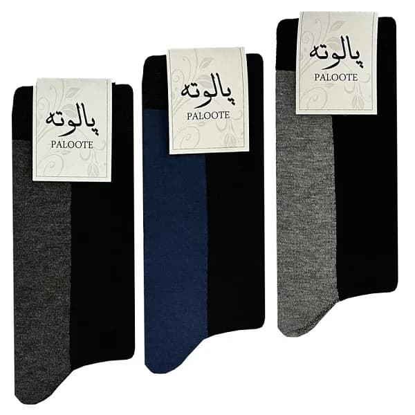 جوراب مردانه پالوته مدل PLT-P10 مجموعه 3 عددی — تصویر ۳