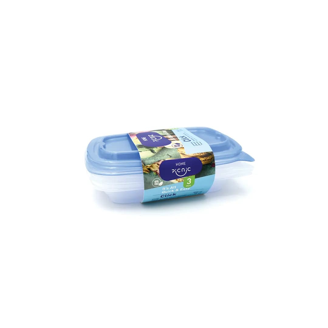 ظرف ماکروویوی 350cc بسته 3 عددی – پیکنیک هوم — تصویر ۲