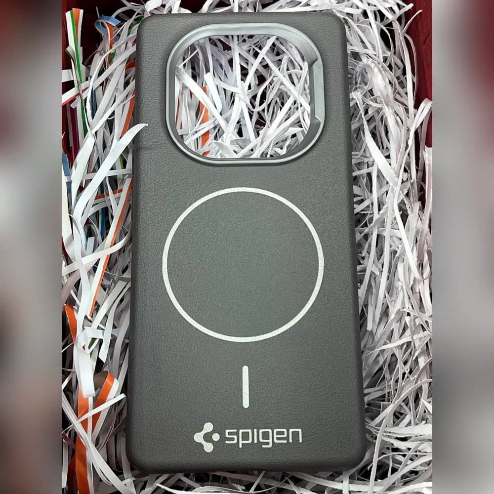 گارد چرمی مگسیف spigen برای شیائومی xiaomi note14pro 4G — تصویر ۲