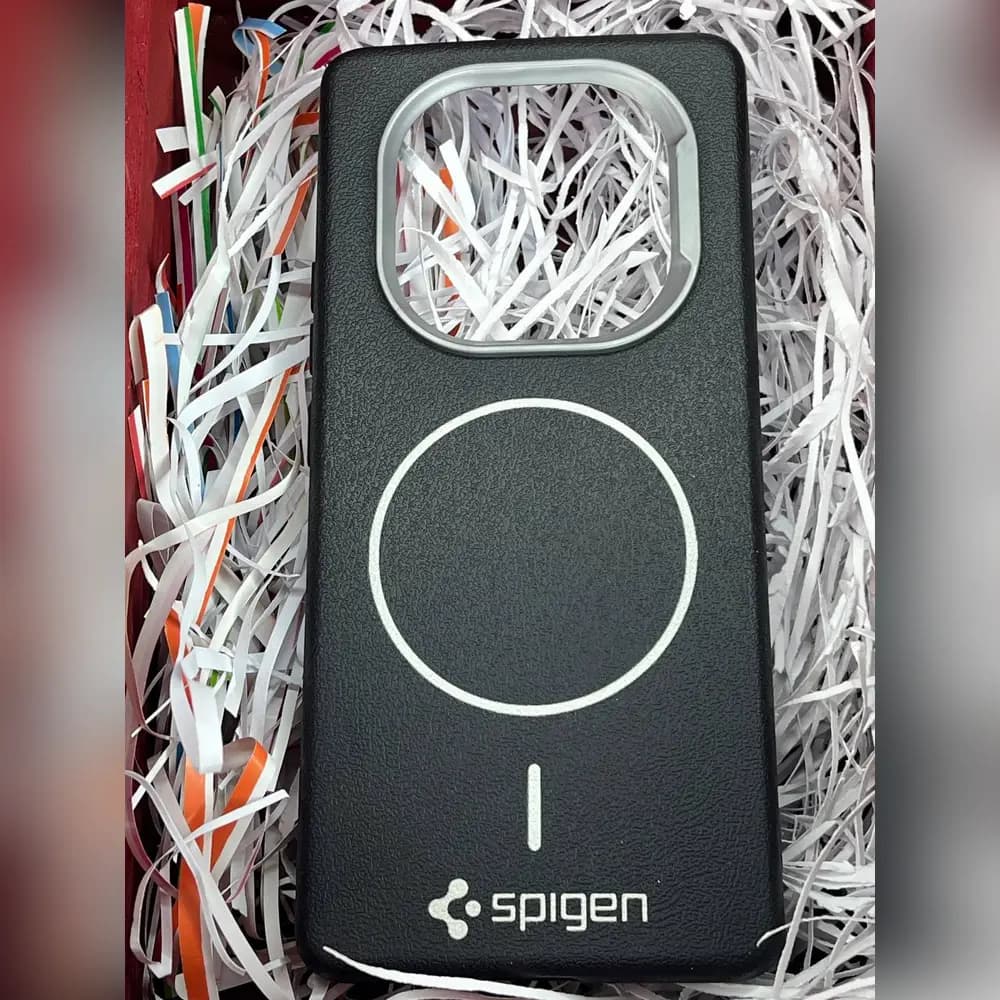 گارد چرمی مگسیف spigen برای شیائومی xiaomi note14pro 4G