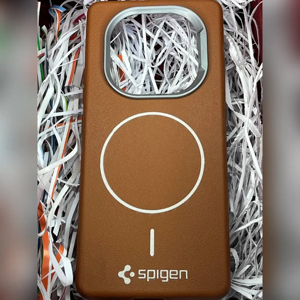 گارد چرمی مگسیف spigen برای شیائومی xiaomi note14pro 4G — تصویر ۴