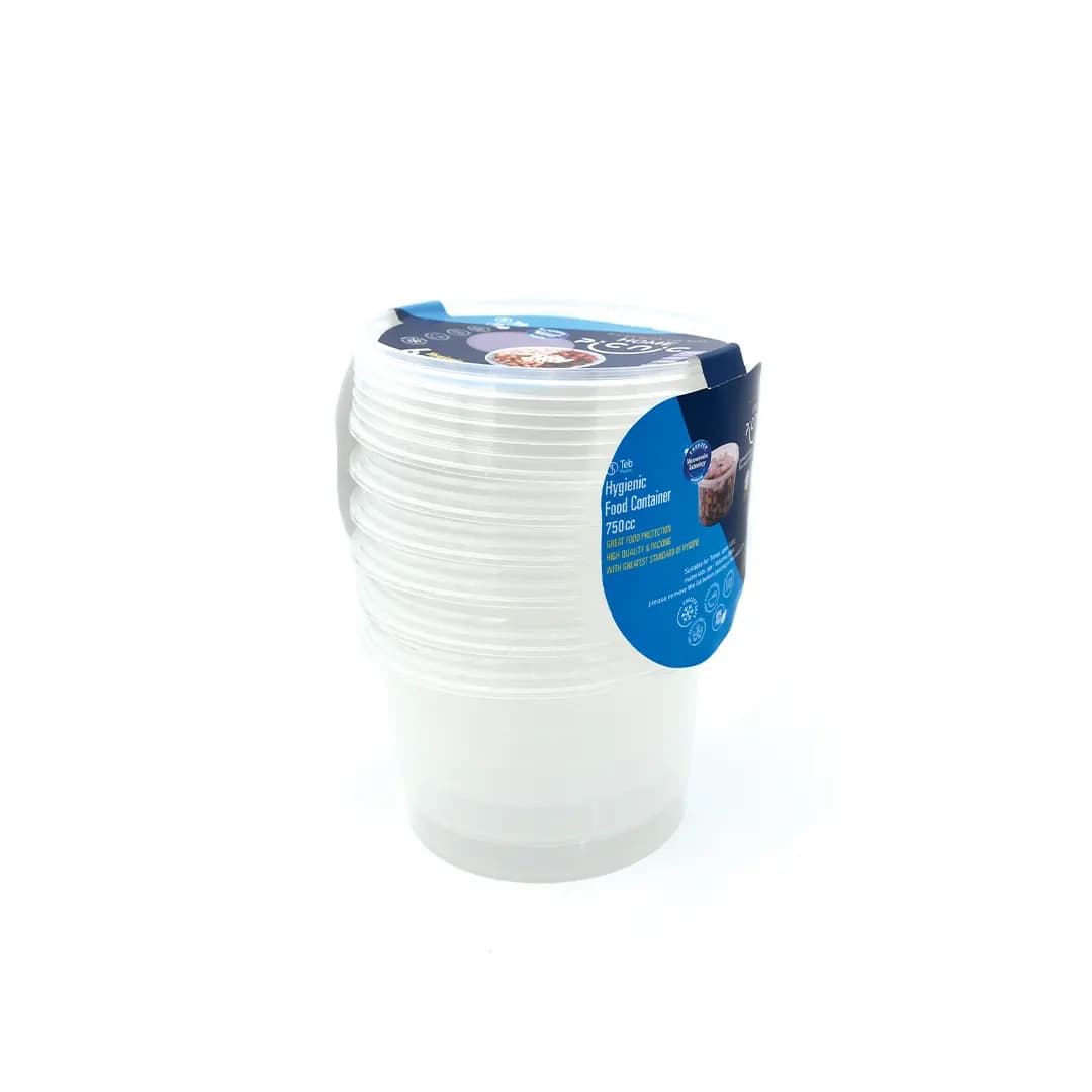 سطل ماکروویوی 750cc بسته 6 عددی – پیکنیک هوم — تصویر ۲