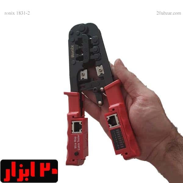 انبر تستر و سوکت زن تلفن و شبکه رونیکس مدل RH-1831