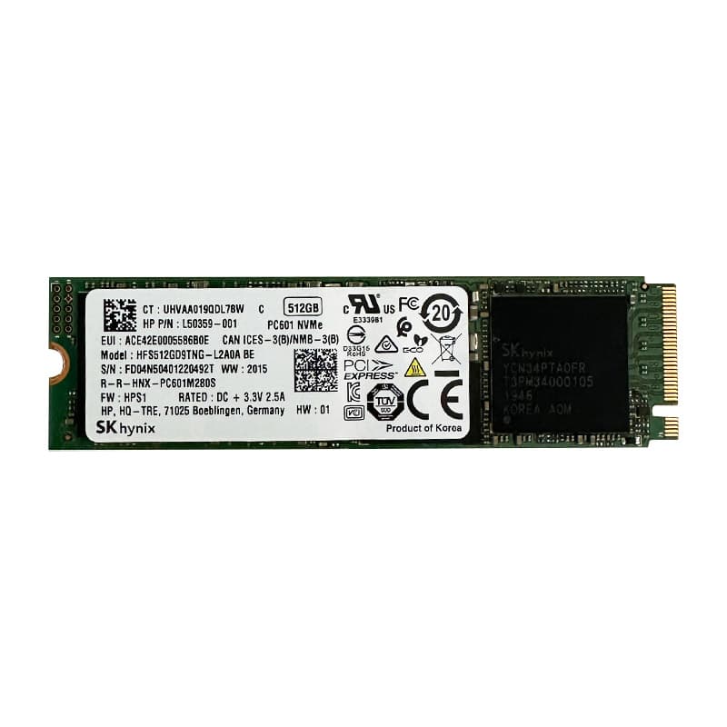 اس اس دی Skhynix PC601 SSD M.2 512GB استوک — تصویر ۲