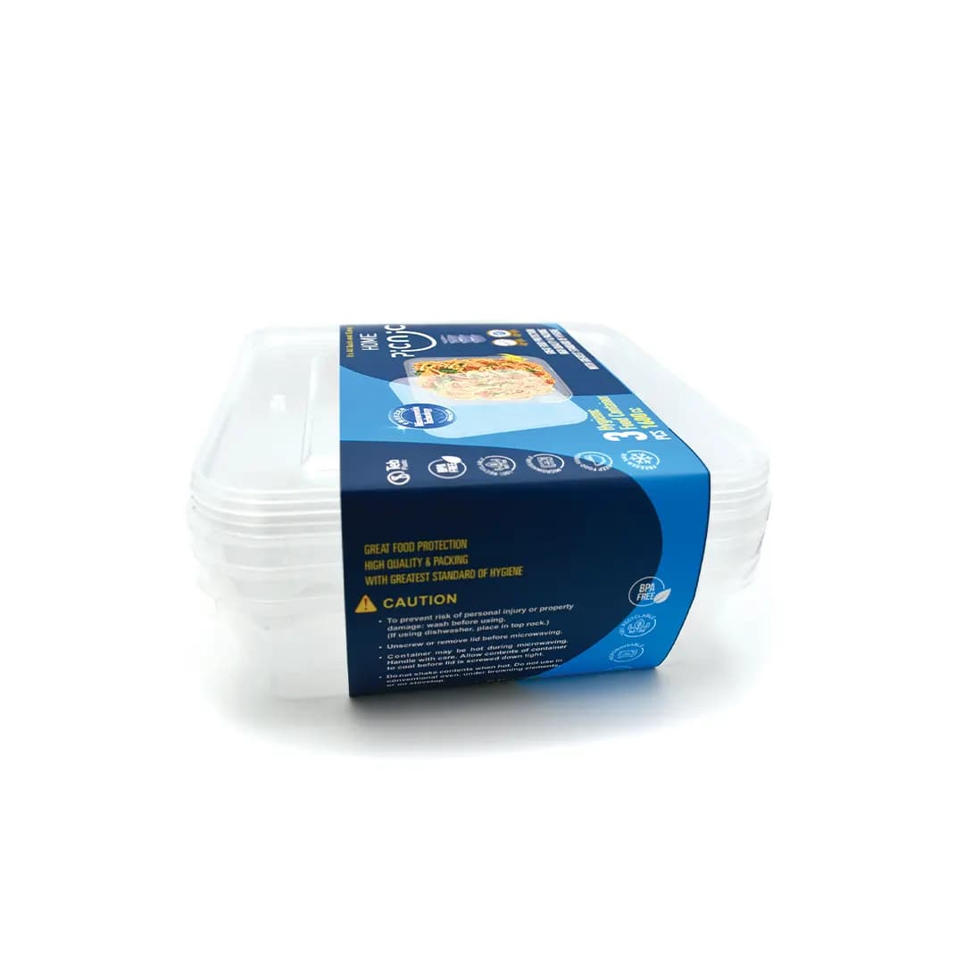 ظرف ماکروویوی 1600cc بسته 3 عددی – پیکنیک هوم — تصویر ۲