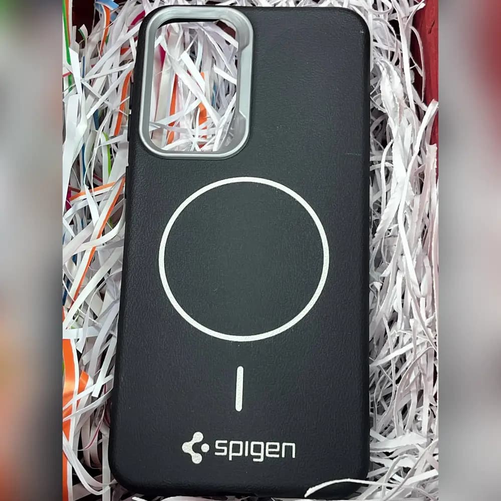 گارد چرمی مگسیف spigen برای سامسونگ samsung A56