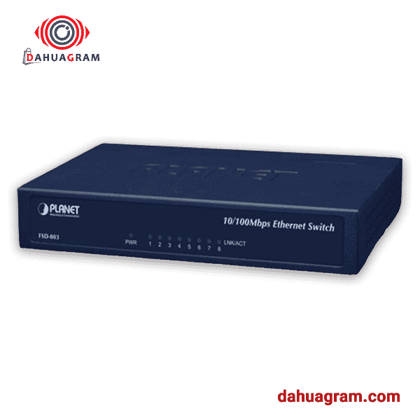 سوئیچ شبکه پلنت 8 پورت Planet-FSD-803