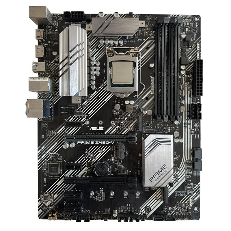 باندل مادربرد ASUS Prime Z490-V + Core i7 10700 استوک در حد نو