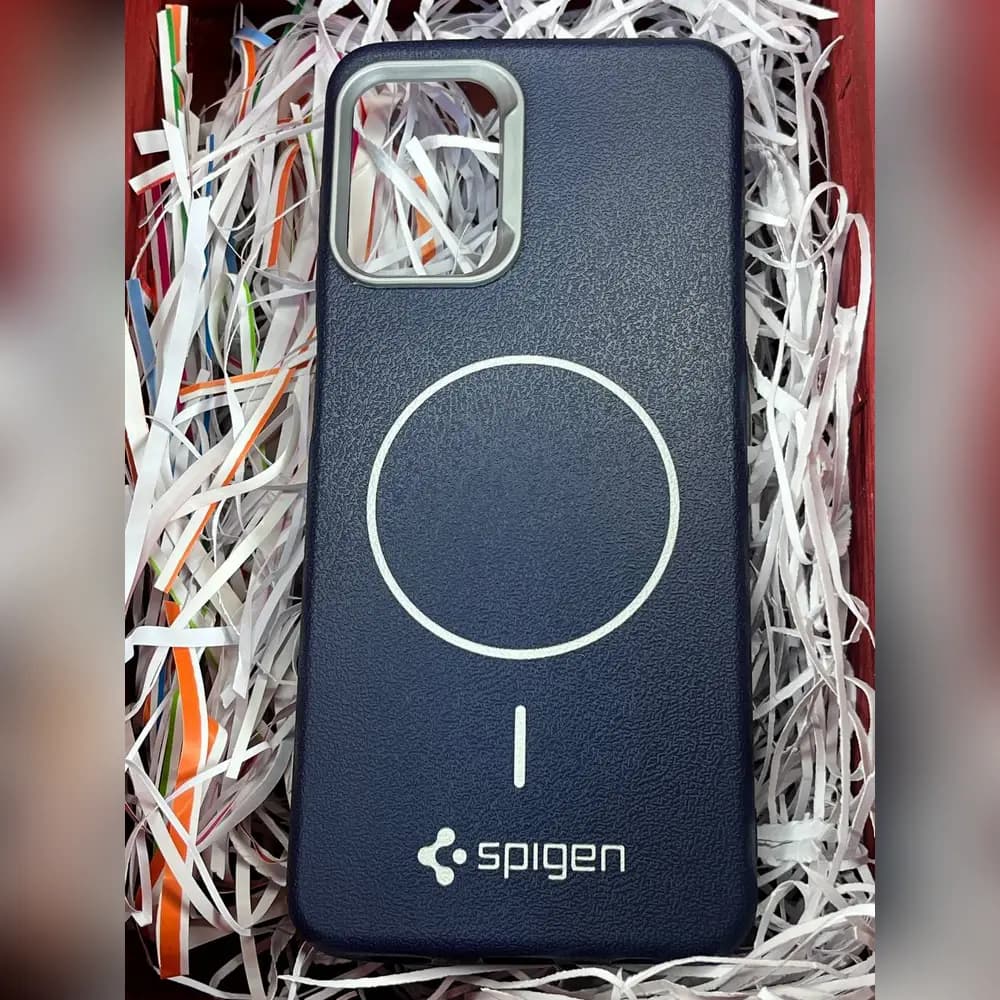 گارد چرمی مگسیف spigen برای سامسونگ samsung A13 — تصویر ۳