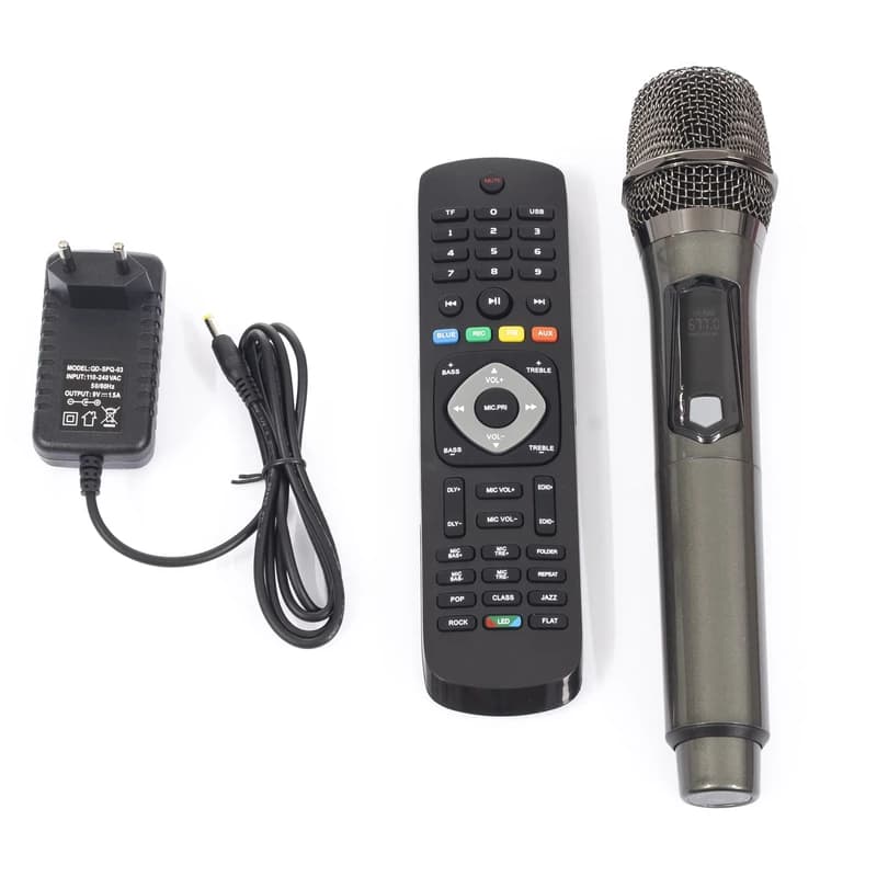 باند و اسپیکر شارژی میکرولب مدل BASIC 601 قابل حمل — تصویر ۲