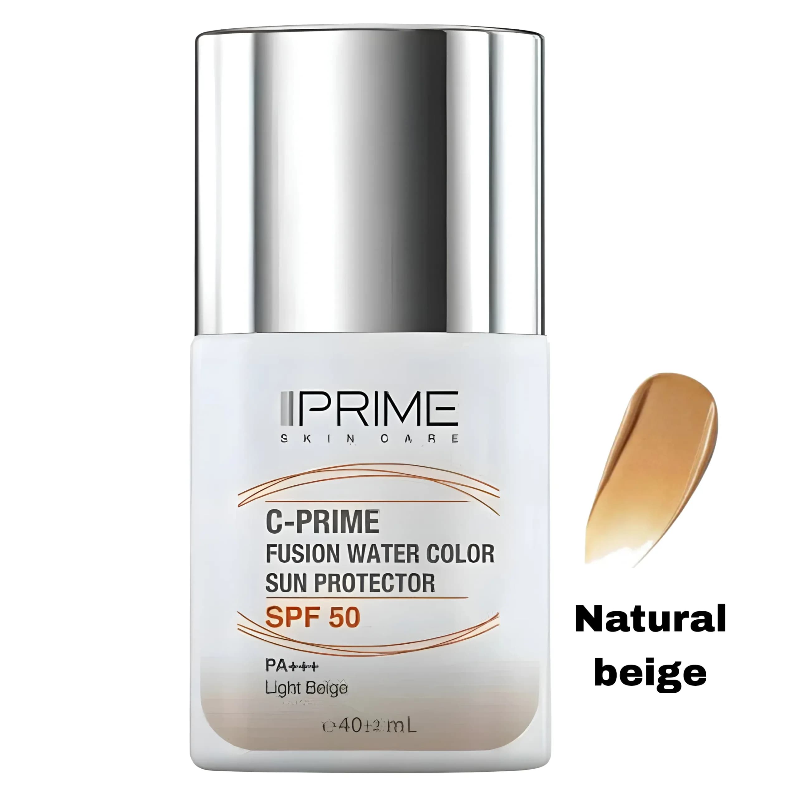 کرم ضد آفتاب فیوژن واتر پرایم بژ طبیعی Prime