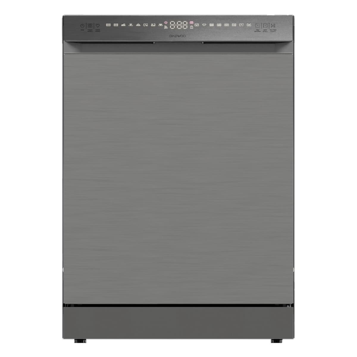 ظرفشویی هوشمند دوو مدل DS-15240 با ظرفیت 15 نفره سری Hana رنگ نقره ای