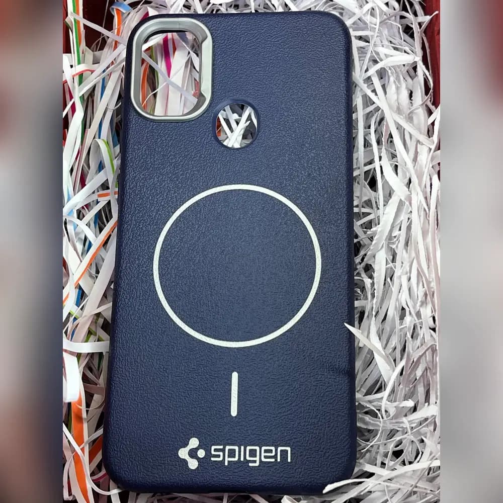 گارد چرمی مگسیف spigen برای سامسونگ samsung A11 — تصویر ۲