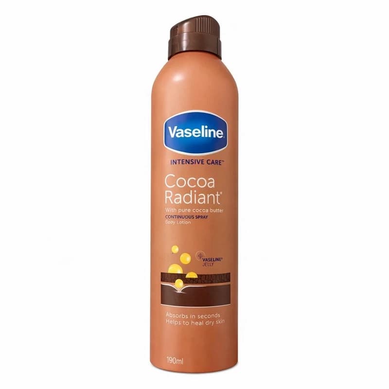اسپری لوسیون بدن وازلین رایحه کاکائو Vaseline — تصویر ۲