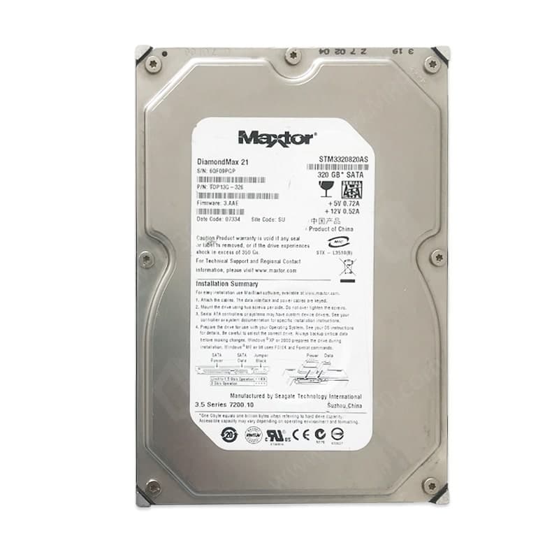 هارد اینترنال 320 گیگ مکستور Maxtor Diamondmax 320GB استوک