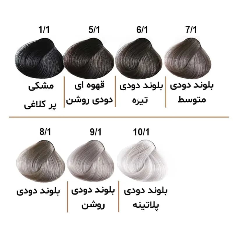 رنگ مو الوکسین Eloxin – سری دودی حجم ۱۲۰ میل — تصویر ۲
