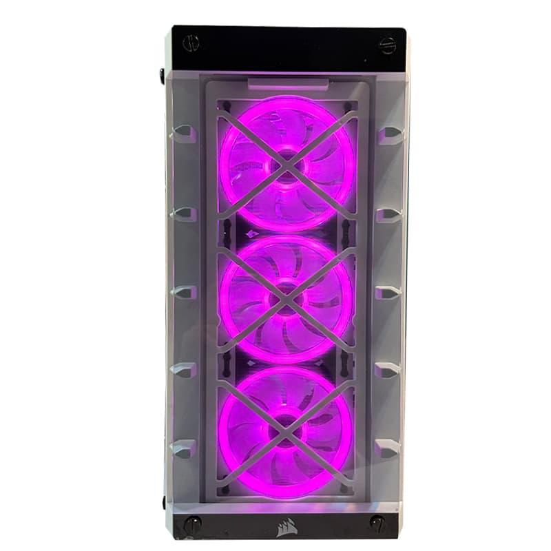 قاب کیس کامپیوتر کورسیر Corsair ICUE 465X RGB استوک در حد نو — تصویر ۲