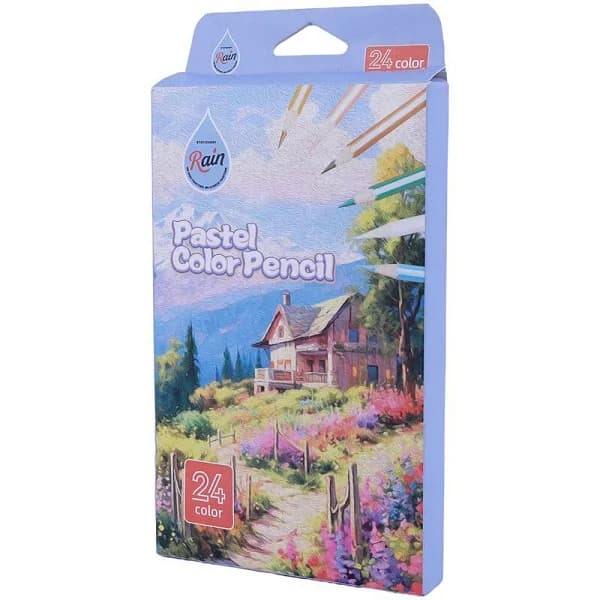 مداد رنگی 24 رنگ رین پاستلی R-602