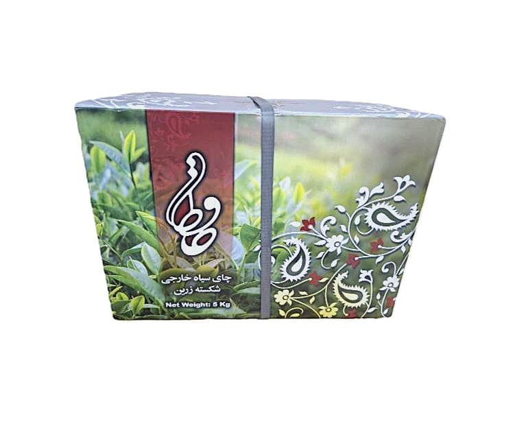چای شکسته زرین کلکته آسام کارتن 4 کیلویی حافظ