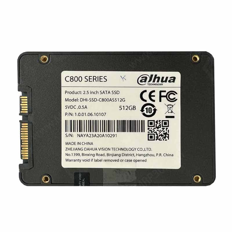 هارد اس اس دی داهوا Dahua C800 512GB SSD استوک در حد نو — تصویر ۲