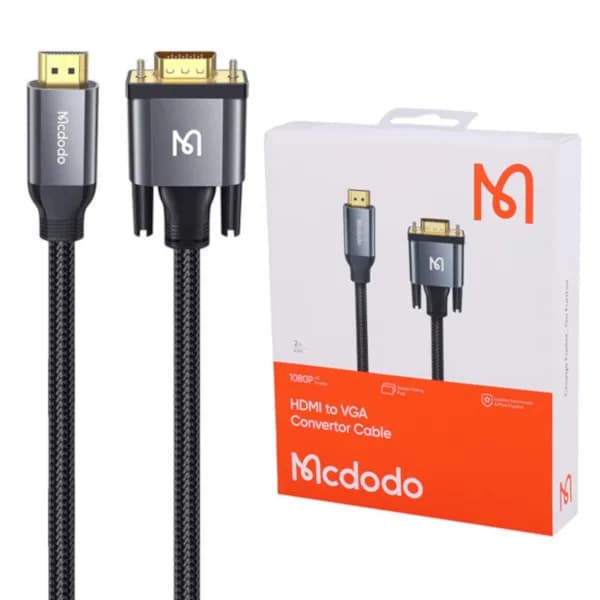 کابل تبدیل HDMI به VGA مک دودو مدل CA-7770 طول 2 متر — تصویر ۳