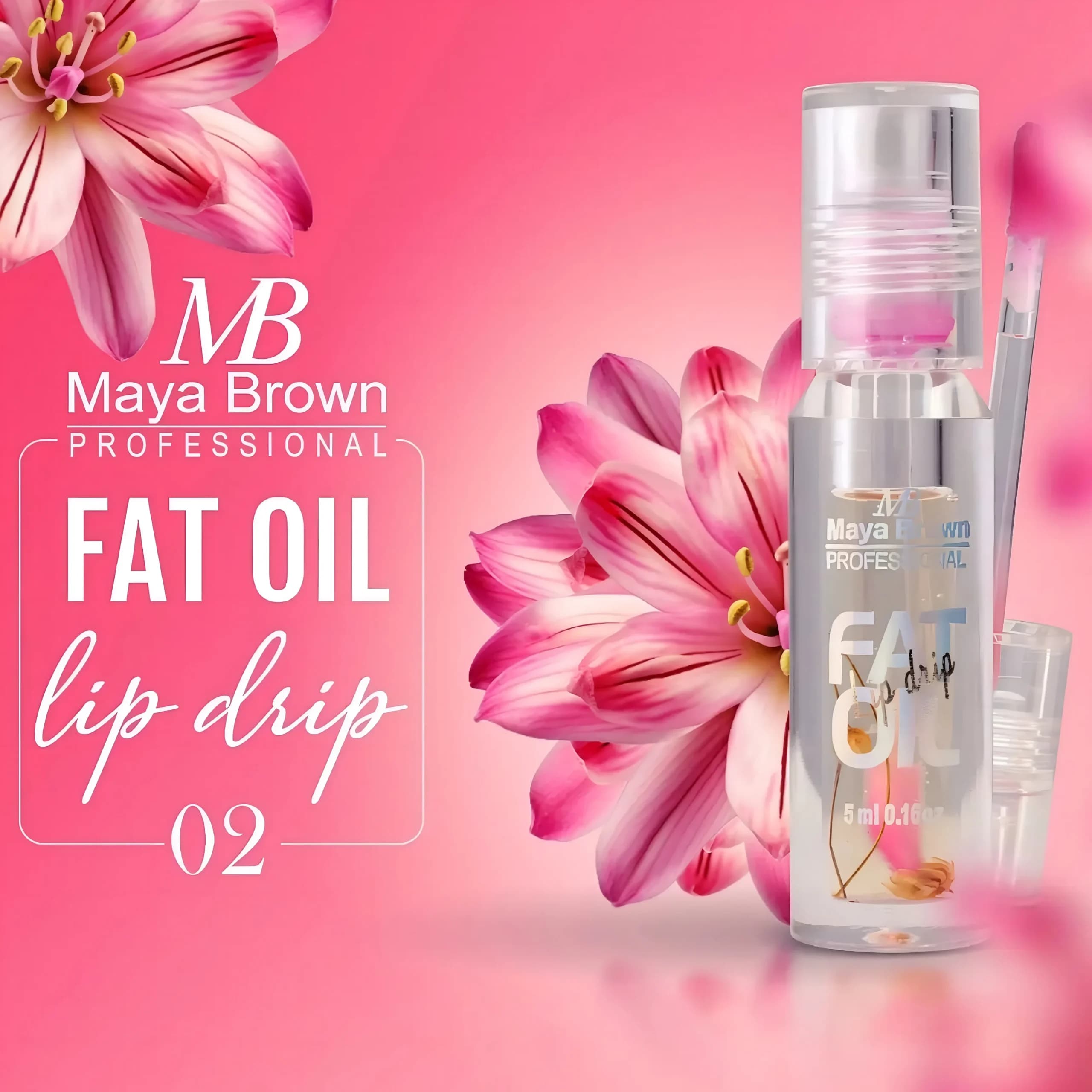 بالم لب حرارتی مایا براون کد 02 Maya BROWN — تصویر ۲