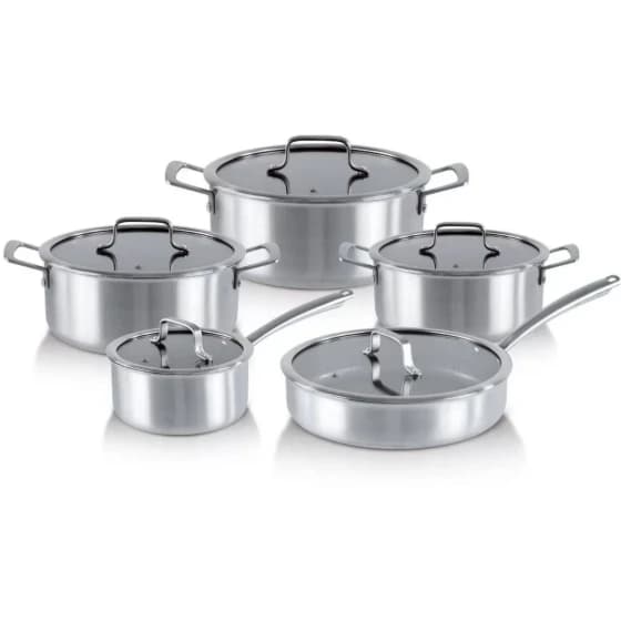 سرویس قابلمه 10 پارچه استیل کف لیزری کد CWS3110 — تصویر ۶