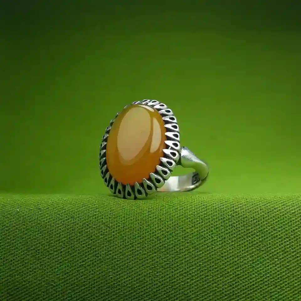 انگشتر شرف الشمس مردانه 02 کد 105