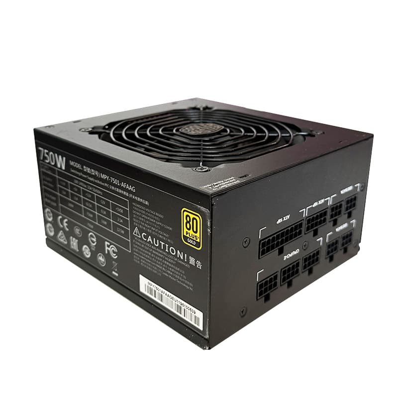 پاور 750 وات کولرمستر Cooler Master MWE GOLD 750W Full Modular استوک در حد نو — تصویر ۶
