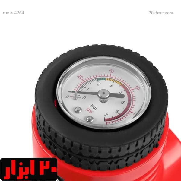 مینی کمپرسور آنالوگ فندکی رونیکس مدل RH-4264 با کیف برزنتی — تصویر ۵